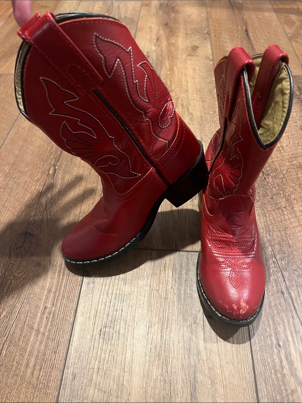 Masterson Boot Company Toddler Leather Cowboy Boots, 11
